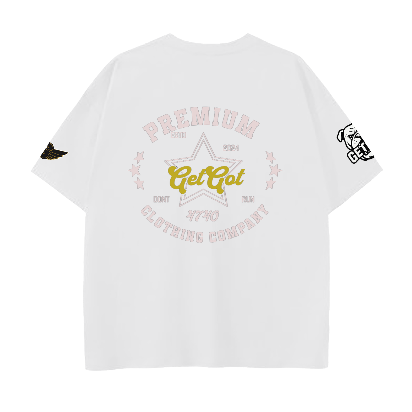 Drop Shoulder Cotton T-Shirt