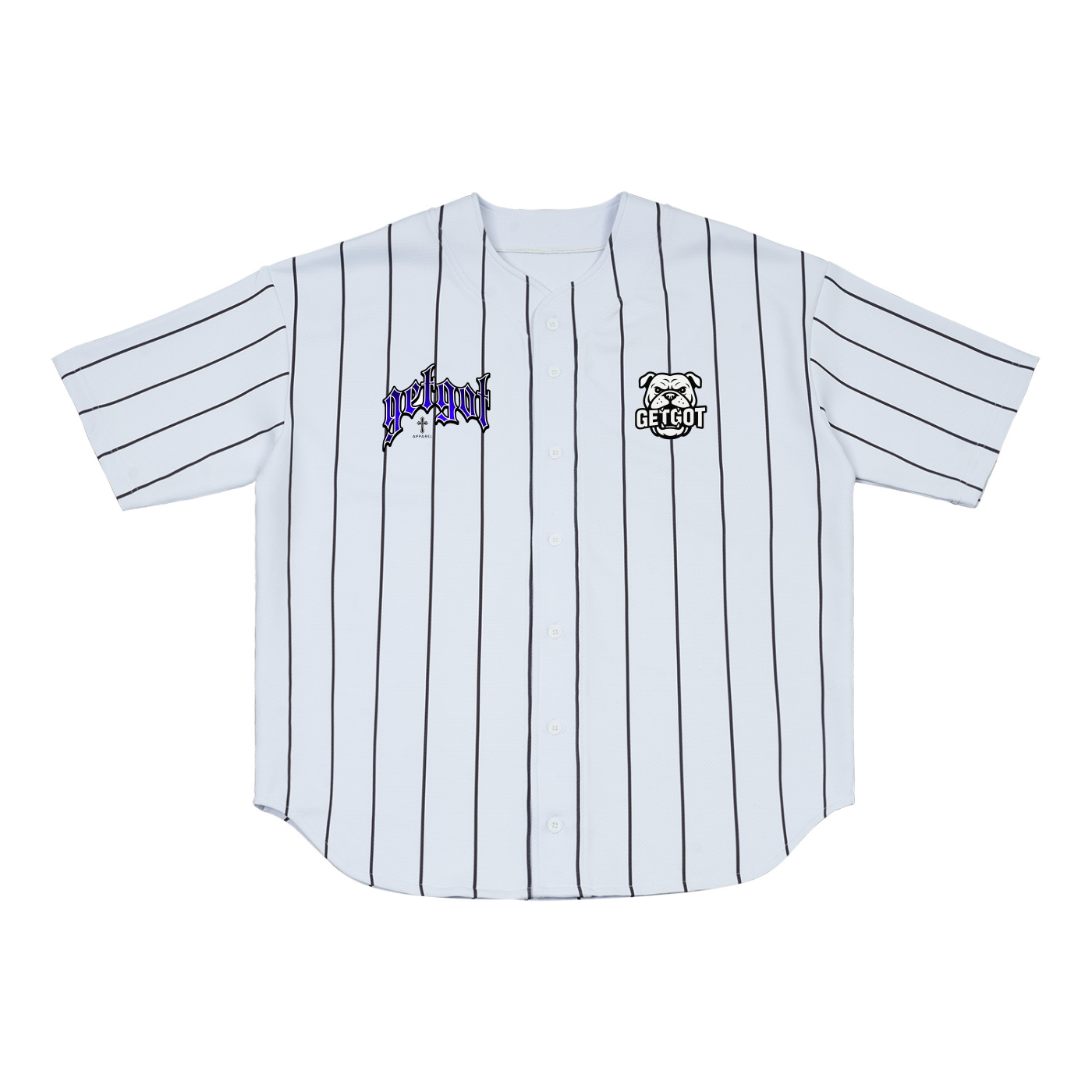 Pinstripe Baseball Jersey