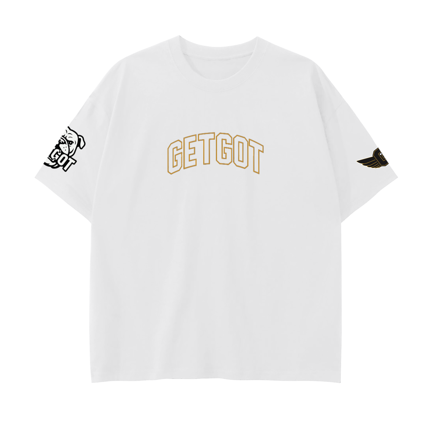 Drop Shoulder Cotton T-Shirt