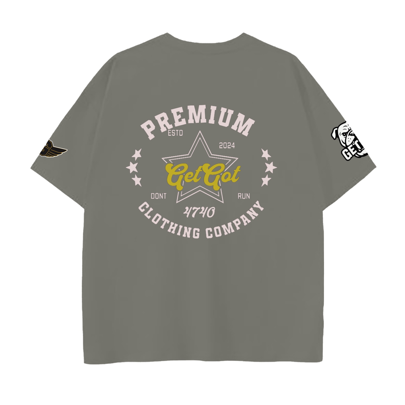 Drop Shoulder Cotton T-Shirt