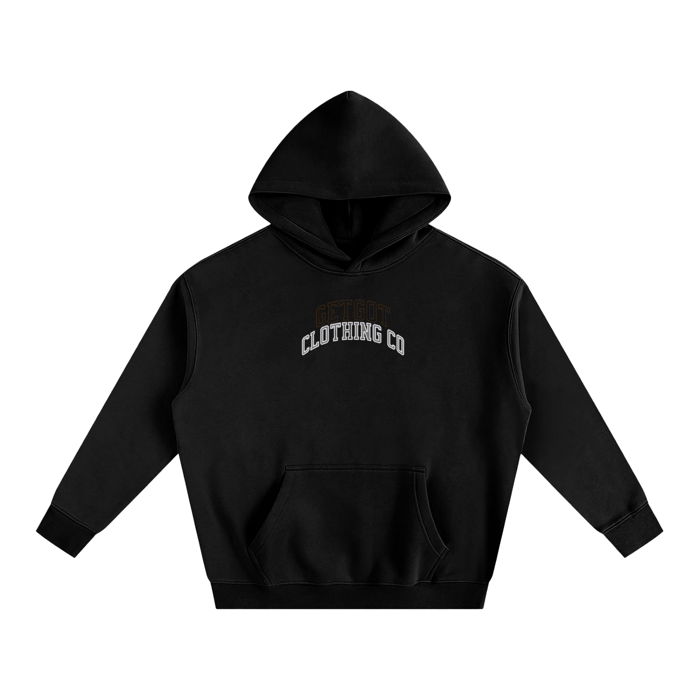 Oversize GETGOT cc Fleeced Hoodie