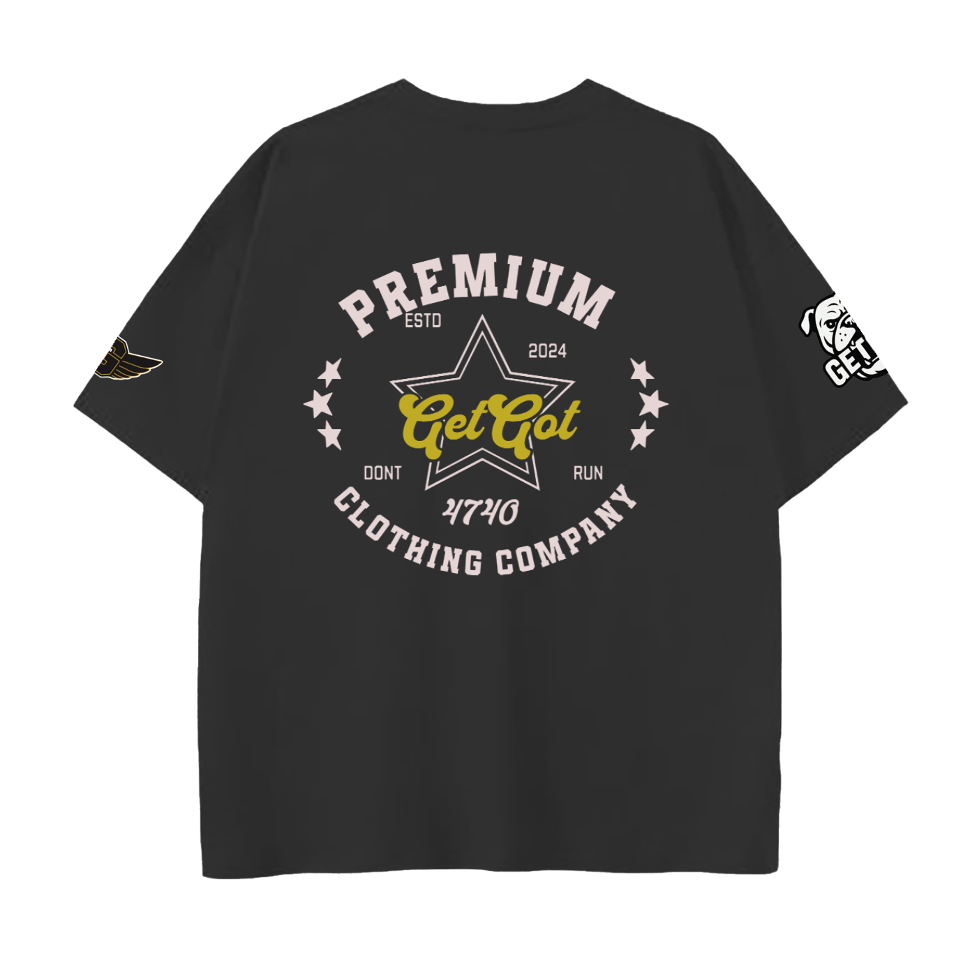 Drop Shoulder Cotton T-Shirt